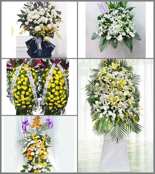 贵州贵阳息烽县温泉镇白事花篮预定