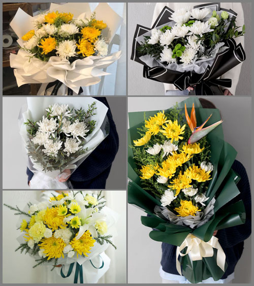 贵州贵阳息烽县温泉镇白事花束代送